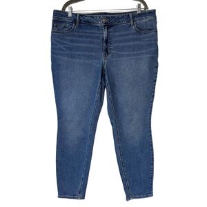{Old Navy} "Mid-Rise Rockstar Super Skinny" Stretch Denim Jeans